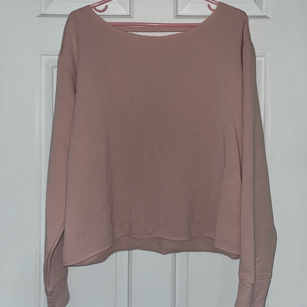 flirtitude | patterned open back sweater